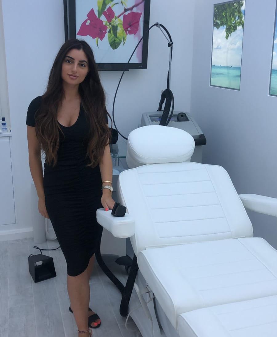 Treatment room at Whistles Laser Clinic