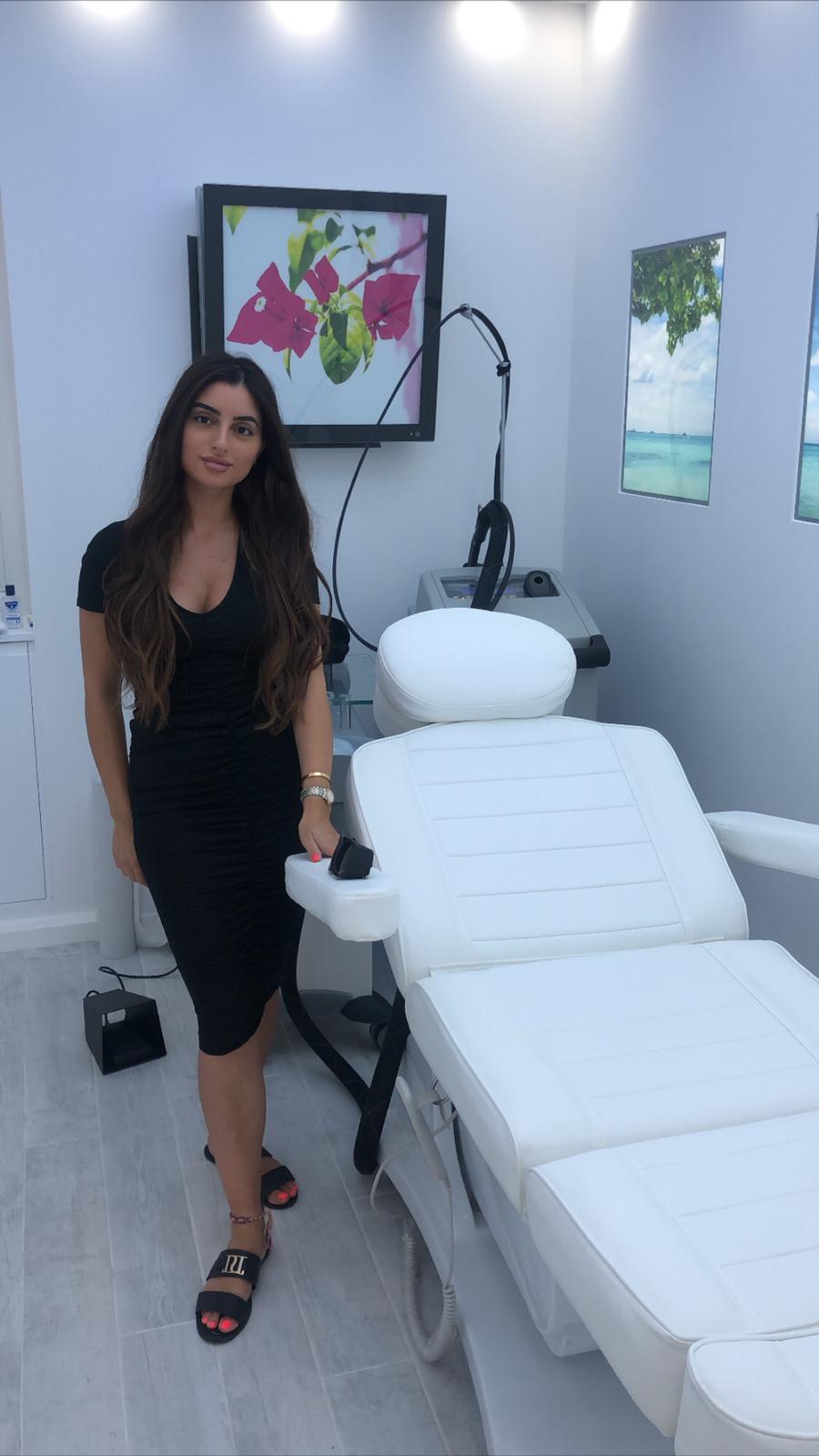 Treatment room at Whistles Laser Clinic